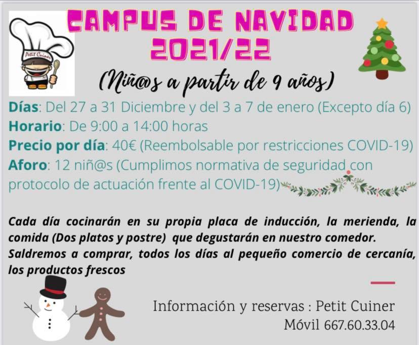 Campus de Navidad - Petit Cuiner
